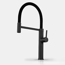 Commercial Spring Kitchen Faucet - Matte Black